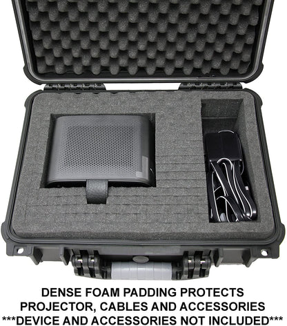 Portable Projector Carry Case Compatible with Nebula Mars 2 Pro or Nebula Mars Projector by Anker and Accessories - Waterproof Case Only