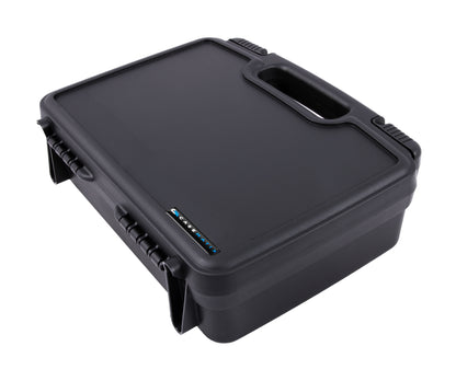 Audio Mic Case Compatible with Audio-Technica ATR2500x/AT2020/AT2035 Microphones - Tri-Layer Customizable Foam Protection with Padlock Rings