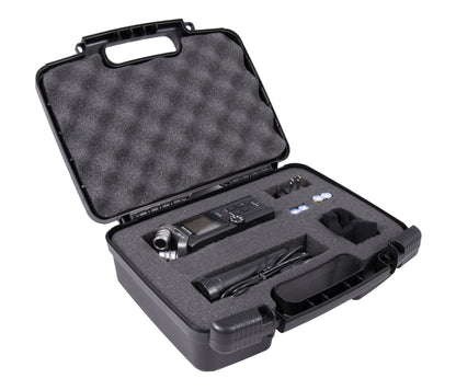 Handheld Recorder Storage Case Compatible with Tascam DR-05x/DR-40x Recorders - Customizable Foam Interior with Tri-Layer Protection - Case Only