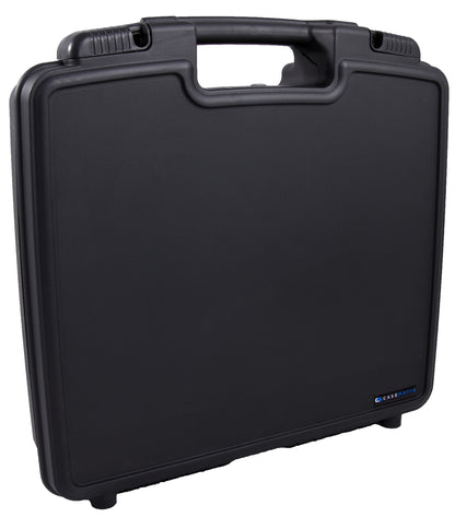 15.5" Hard Travel Case with Padlock Rings and Customizable Foam - Fits Accessories up to 13.25" x 10.5" x 2"