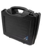 CASEMATIX 16" Hard Travel Case with Padlock Rings and Customizable Foam - Fits Accessories up to 14" x 9" x 4"