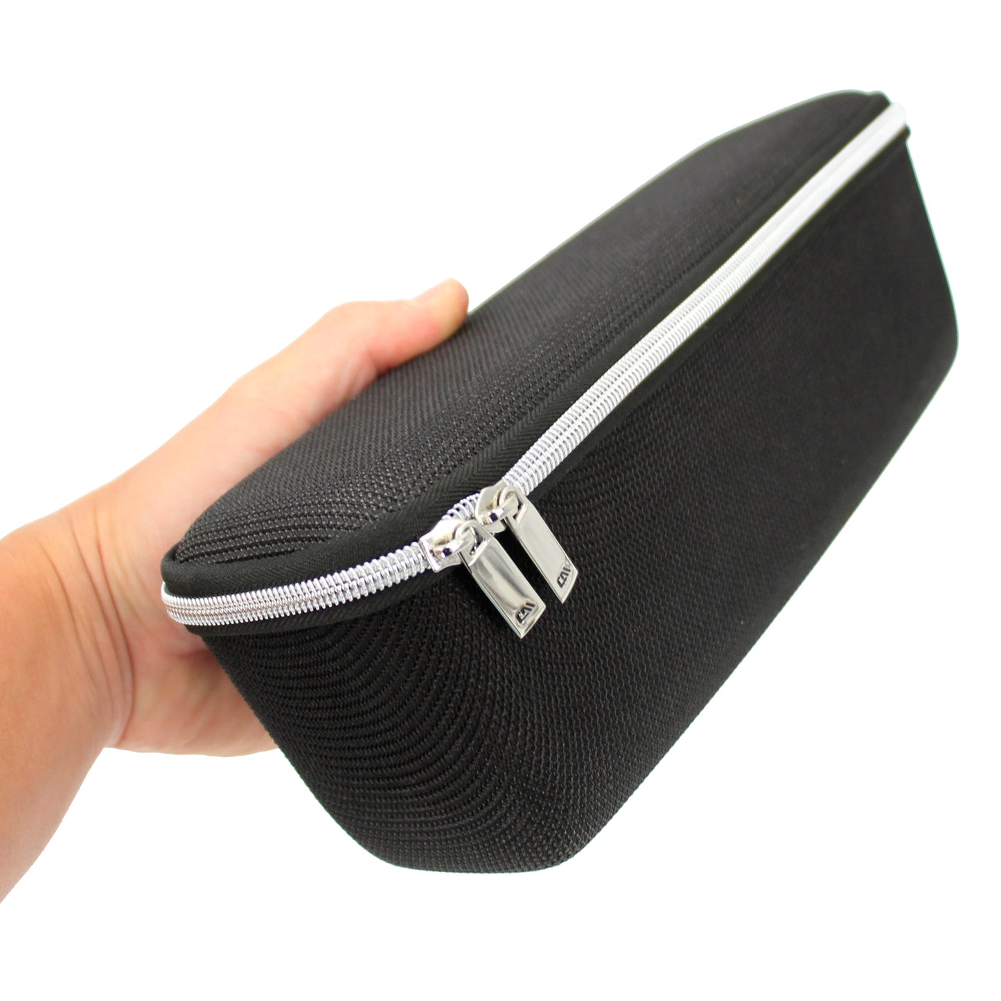 Wireless Microphone Case Compatible with 11" Wireless Mic System Handheld Microphones Fits Up To Two Mics - Black Case Only