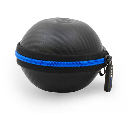 3.25" Hard Shell EVA Travel Case with Carabiner Clip - Fits Accessories up to 2.5" x 2.5" x 1"