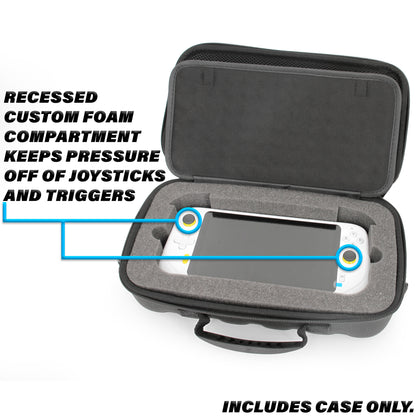 Travel Case Compatible with Logitech G Cloud Gaming Handheld Console and Portable Handheld Gaming Accessories in Precision Cut Foam