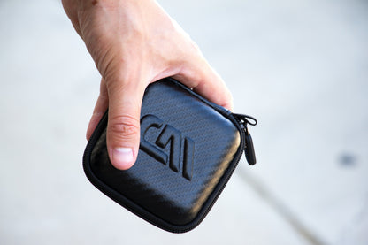 3.5" Hard Shell EVA Travel Case with Wrist Strap - Fits Accessories up to 3" x 3" x 1.2"