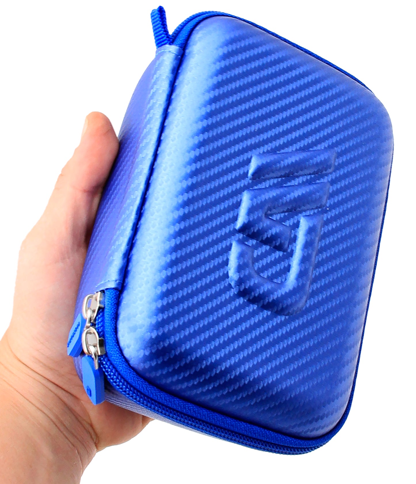 Blue Toy Case for Boxer Interactive Ai Robot, Includes Toy Box and Felt Bag to Hold Game Activating Feature Cards, Case Only