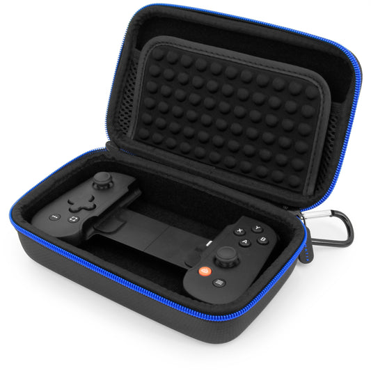 Phone Controller Case Compatible With Backbone One Mobile Gaming Controller and Gaming Accessories, Impact Resistant Exterior With Divider