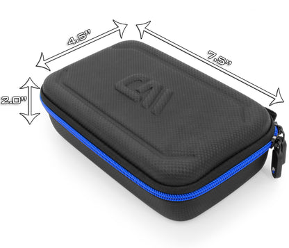Travel Case Compatible with Analogue Pocket Handheld Game Console, Gaming Flash Cartridges, Charge Cable and More in Custom Foam - Case Only