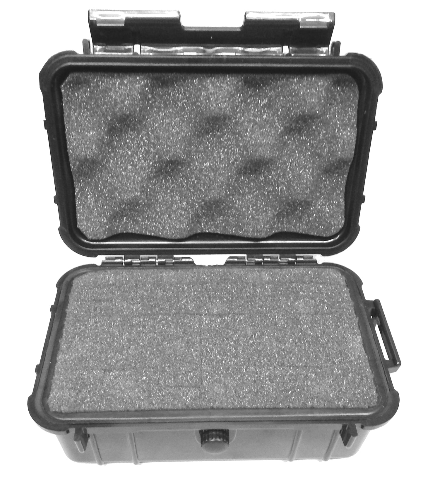 8" Waterproof Hard Travel Case with Rubber and Customizable Foam Interior - Fits Accessories up to 6.25" x 3.37" x 2.25"