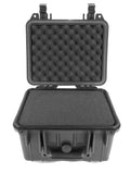 CASEMATIX 10" Waterproof Hard Travel Case with Padlock Rings and Customizable Foam - Fits Accessories up to 8.5" x 6" x 3.25"