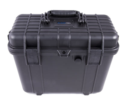 15" Waterproof Hard Travel Case with Padlock Rings and Customizable Foam - Fits Accessories up to 14” x 6” x 11.25”