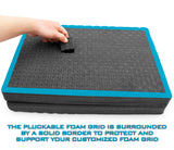 Pluckable Replacement Foam Compatible with RMR23 - 23" CASEMATIX Waterproof Cases