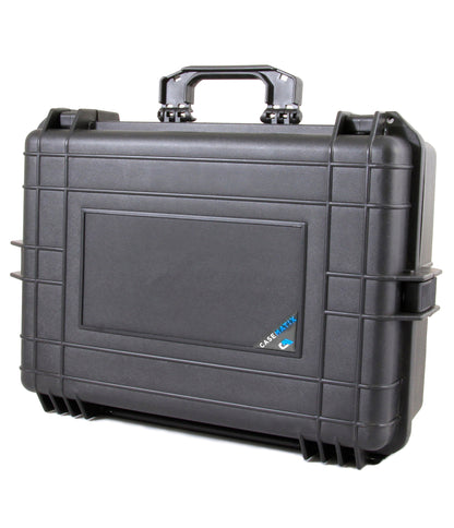 23" Waterproof Hard Travel Case with Padlock Rings and Customizable Foam - Fits Accessories up to 18" x 11" x 6"