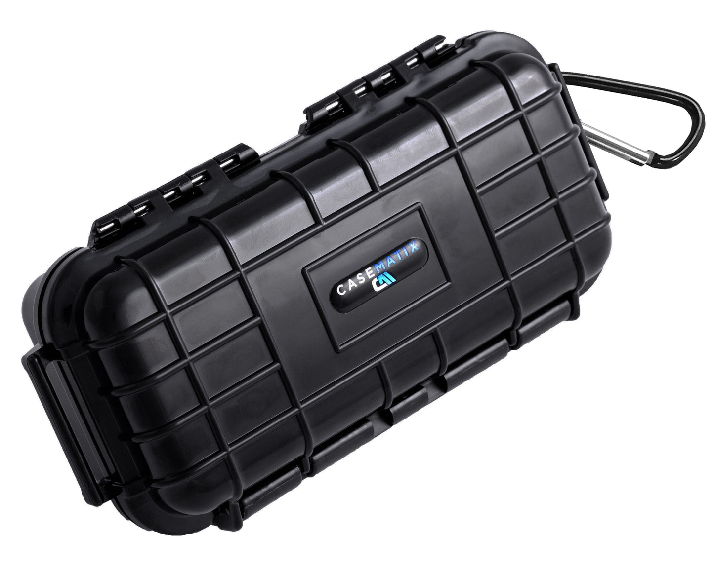 7.75" Waterproof Hard Travel Case with Rubber and Customizable Foam Interior - Fits Accessories up to 5.5" x 2" x 1.5"