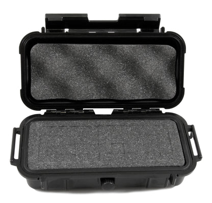 7.75" Waterproof Hard Travel Case with Rubber and Customizable Foam Interior - Fits Accessories up to 5.5" x 2" x 1.5"