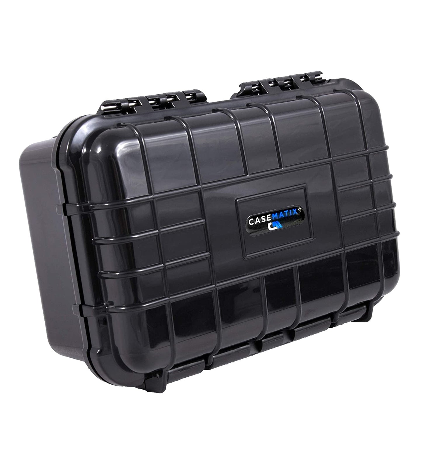 8" Waterproof Hard Travel Case with Rubber and Customizable Foam Interior - Fits Accessories up to 6.25" x 3.37" x 2.25"