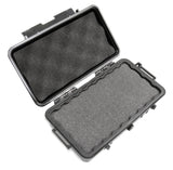 CASEMATIX 9.5" Waterproof Small Hard Case with Customizable Foam for Portable Electronics, Tools and Accessories - Hard Shell Small Plastic Case