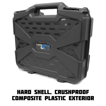 Hard Case Compatible With Rode Rodecaster Pro 2 Podcast Mixer , Podcaster Wireless Microphones and Adapters - Impact Resistant Exterior