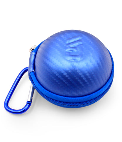 3.25" Hard Shell EVA Travel Case with Carabiner Clip - Fits Accessories up to 2.5" x 2.5" x 1"