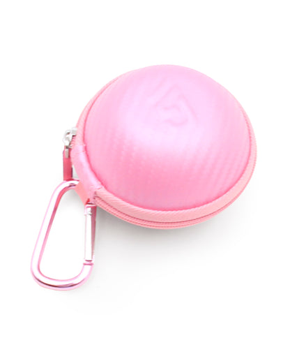 3.25" Hard Shell EVA Travel Case with Carabiner Clip - Fits Accessories up to 2.5" x 2.5" x 1"