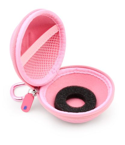 3.25" Hard Shell EVA Travel Case with Carabiner Clip - Fits Accessories up to 2.5" x 2.5" x 1"