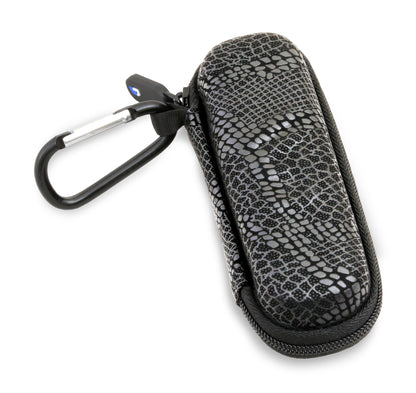5.25" Hard Shell EVA Travel Case with Carabiner Clip - Fits Accessories up to 2.5" x 2.5" x 1"