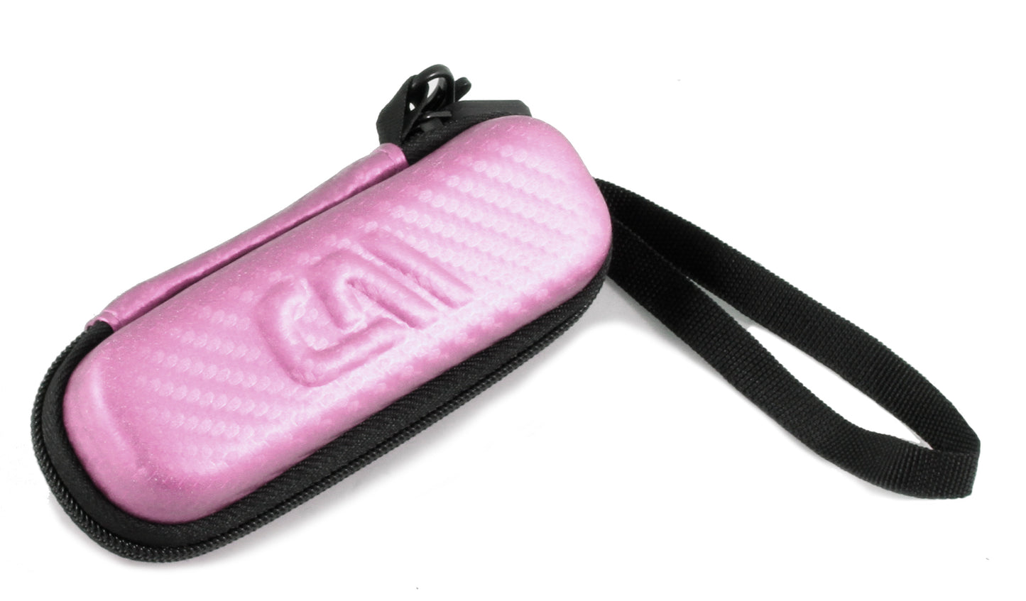 5.25" Hard Shell EVA Travel Case with Carabiner Clip - Fits Accessories up to 2.5" x 2.5" x 1"