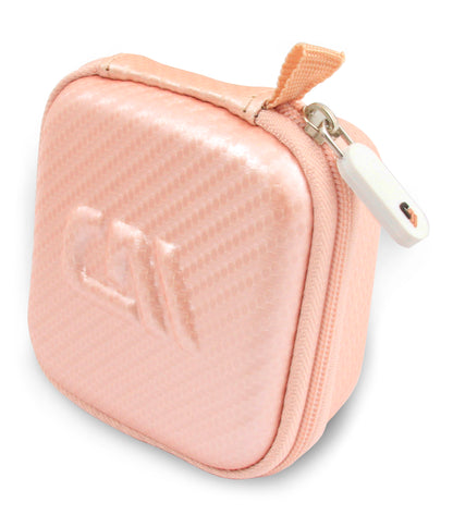 3.75" Hard Shell EVA Travel Case with Carabiner Clip - Fits Accessories up to 3.25" x 3.25" x 1.75"