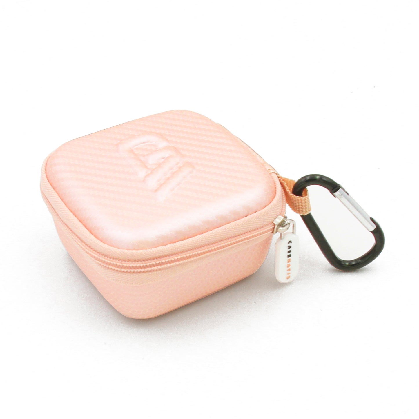 3.75" Hard Shell EVA Travel Case with Carabiner Clip - Fits Accessories up to 3.25" x 3.25" x 1.75"