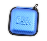 CASEMATIX 3.5" Hard Shell EVA Travel Case with Wrist Strap - Fits Accessories up to 3" x 3" x 1.2"