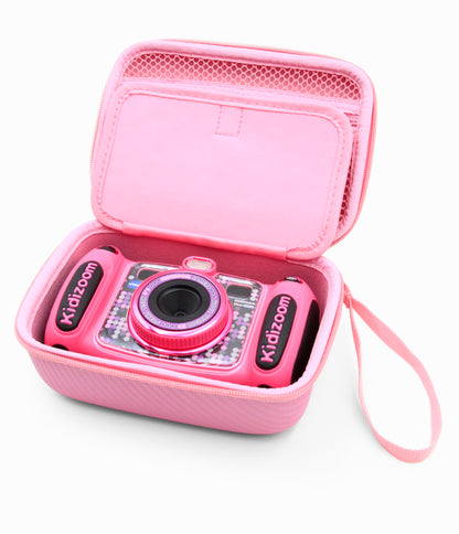 Camera Case Compatible with VTech Kidizoom Pix/Duo/Twist - EVA Protection with Accessory Storage & Fun Design for Kids - Case Only