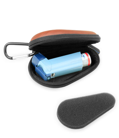 Asthma Inhaler Medicine Travel Case to Protect Portable Inhalers from Dust and Dirt, Does Not Include Inhaler