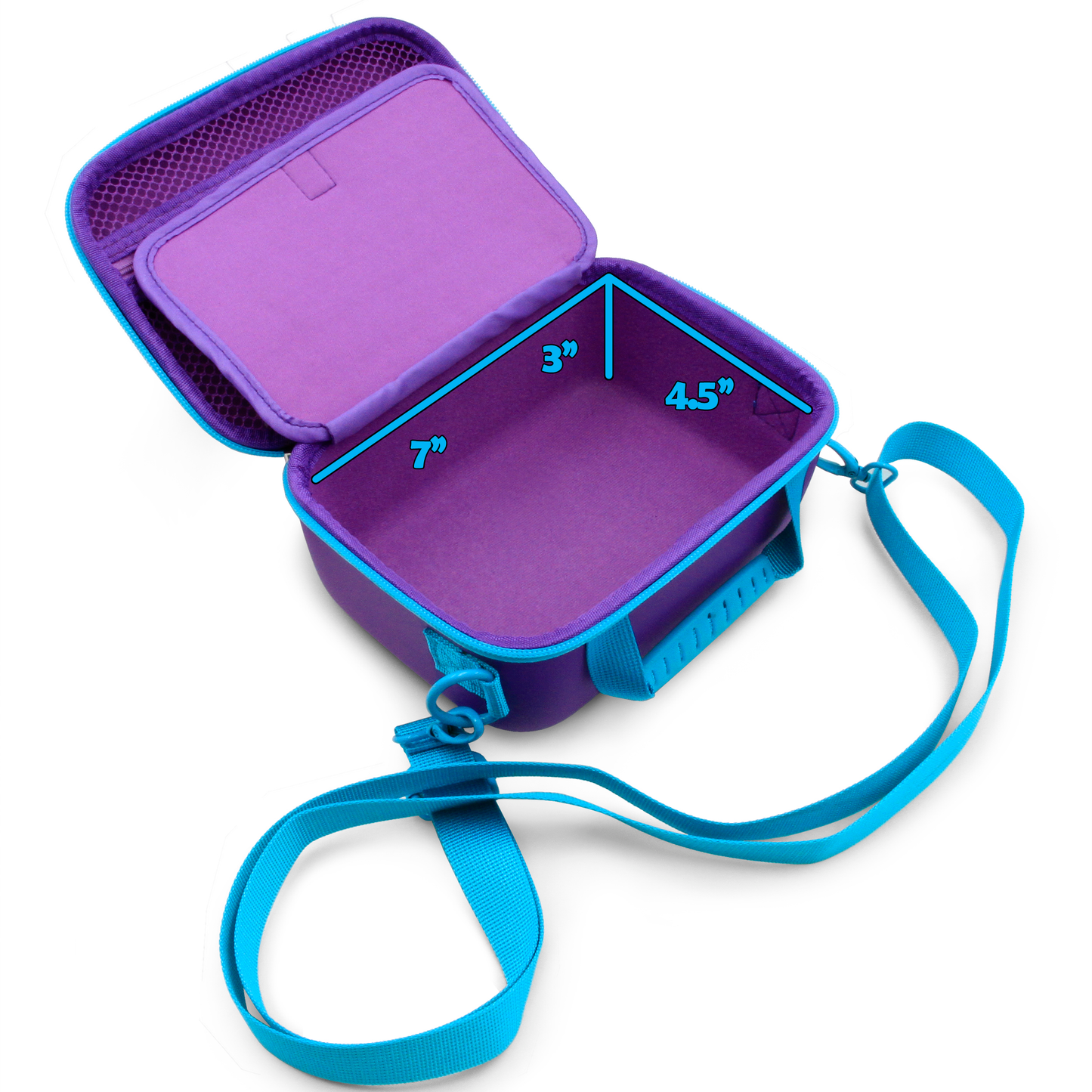 Portable EFile Nail Drill Machine Travel Case - Professional Hard Shell Bag with Strap for Rechargeable Nail Machines