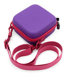 CASEMATIX 5.25" Hard Shell EVA Travel Case with Wrist Strap - Fits Accessories up to  4.5” X 4.5” X 2"