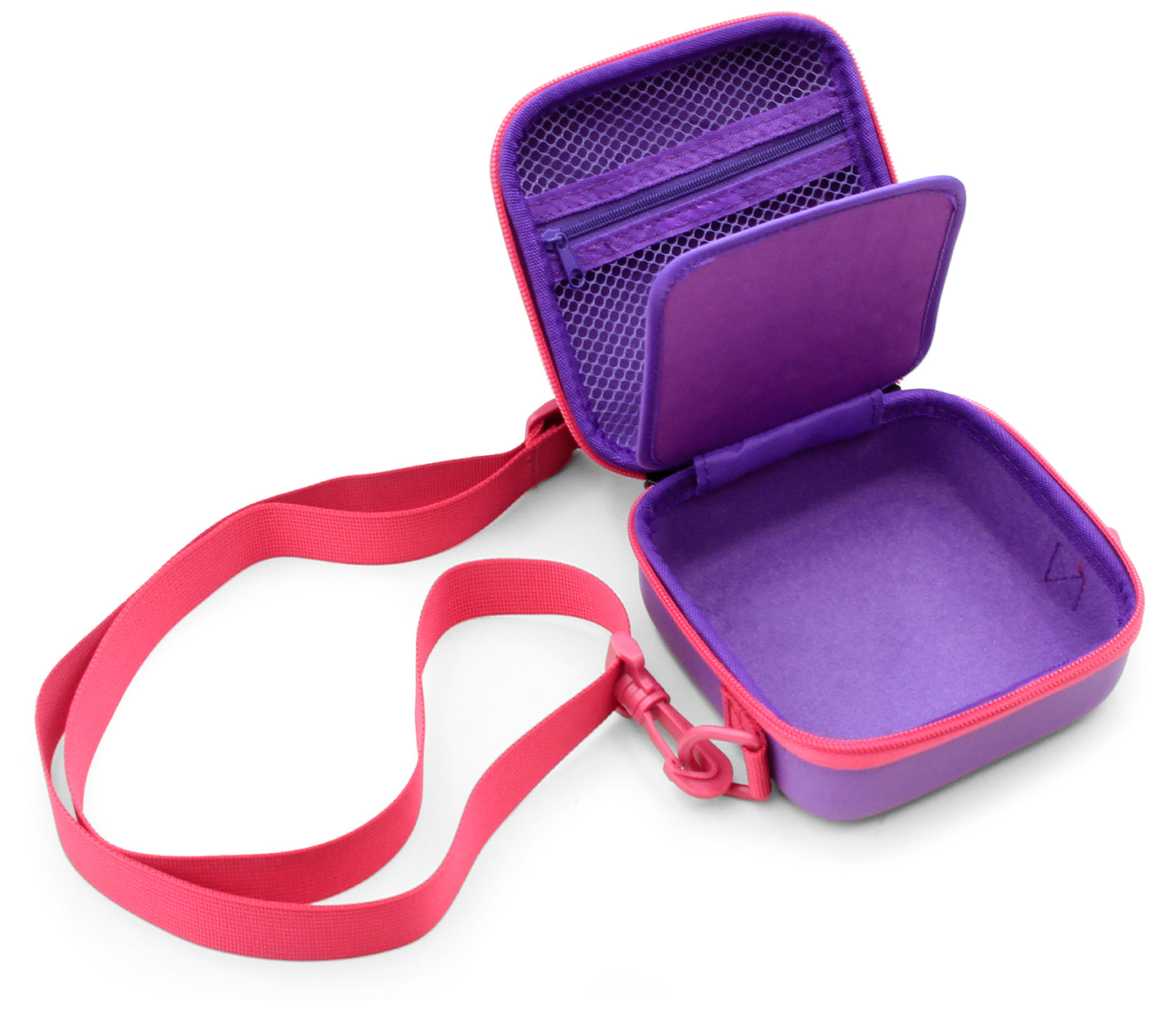 5.25" Hard Shell EVA Travel Case with Wrist Strap - Fits Accessories up to  4.5” X 4.5” X 2"