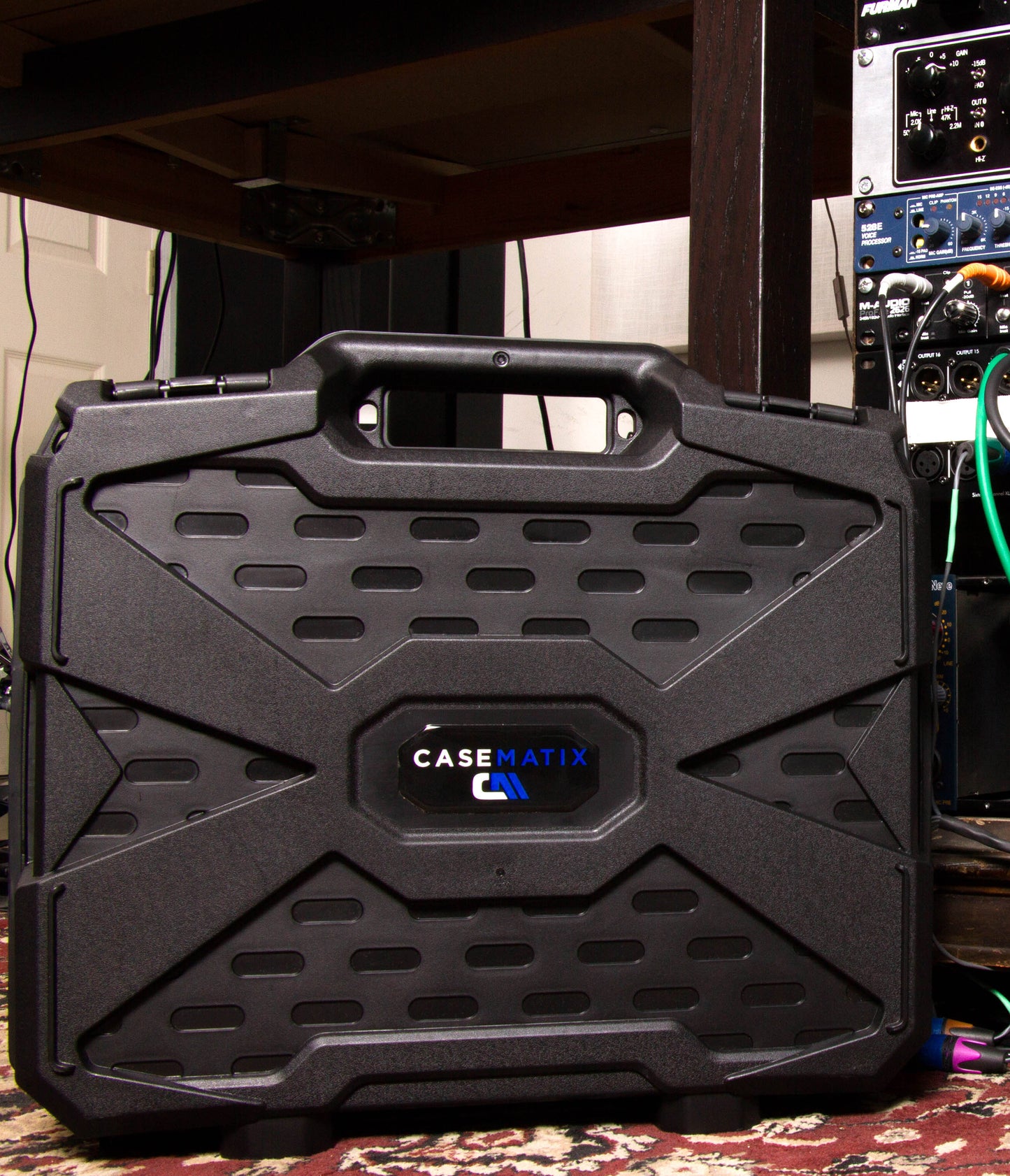Hard Case Compatible With Rode Rodecaster Pro 2 Podcast Mixer , Podcaster Wireless Microphones and Adapters - Impact Resistant Exterior
