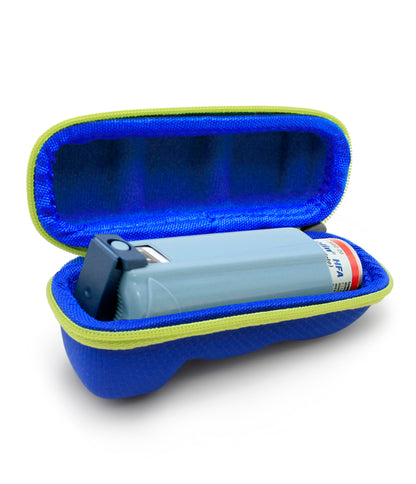 Asthma Inhaler Case - Professional Protection Travel Case for Standard Inhalers with Color Options