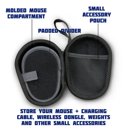 Mouse Case for Gaming Mice Compatible with Logitech G Pro, MX Master 3, Razer Basilisk X, Mamba, DeathAdder Elite, Naga Trinity & More