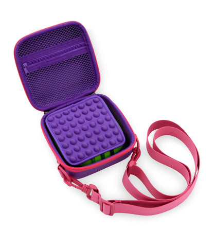 5.25" Hard Shell EVA Travel Case with Wrist Strap - Fits Accessories up to  4.5” X 4.5” X 2"